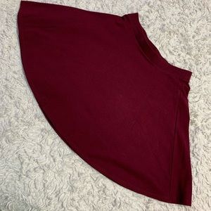 Forever 21 Burgundy stretch skirt .  Size SM